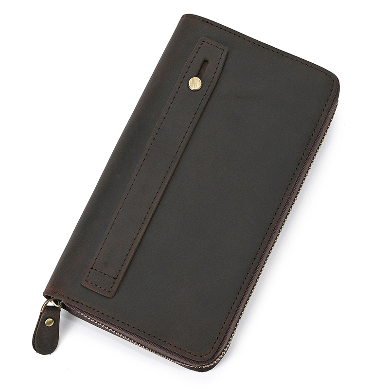 Genuine Leather Clutch Wallet  - Leather Wallet Men recension och pris