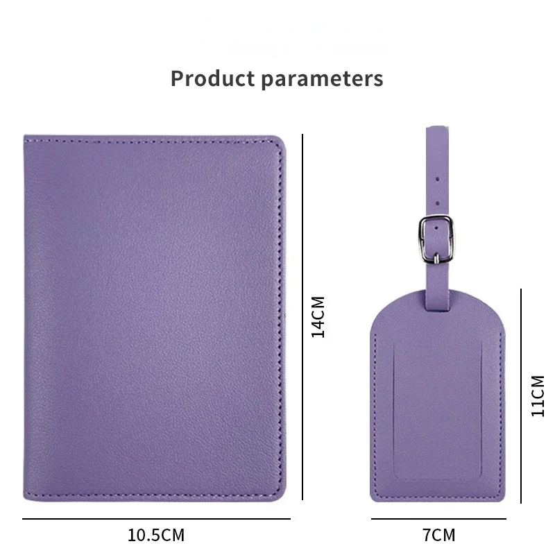 Travel PU Passport Cover Lugga - Travel Luggage Set recension och pris