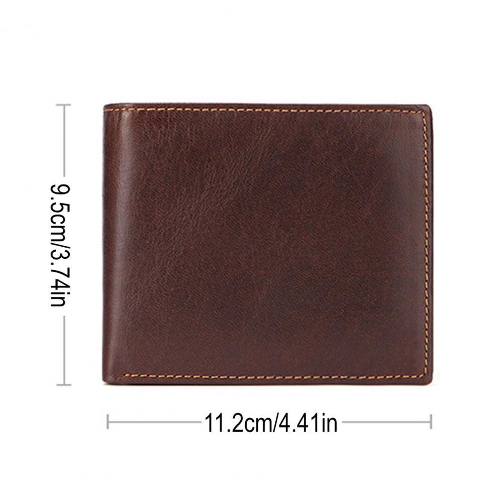 Vintage Card Holder Rfid Block - Leather Wallet Men recension och pris