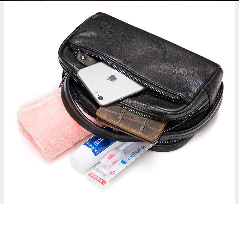 Luufan Men's Clutch Bag Soft G - Leather Wallet Men recension och pris