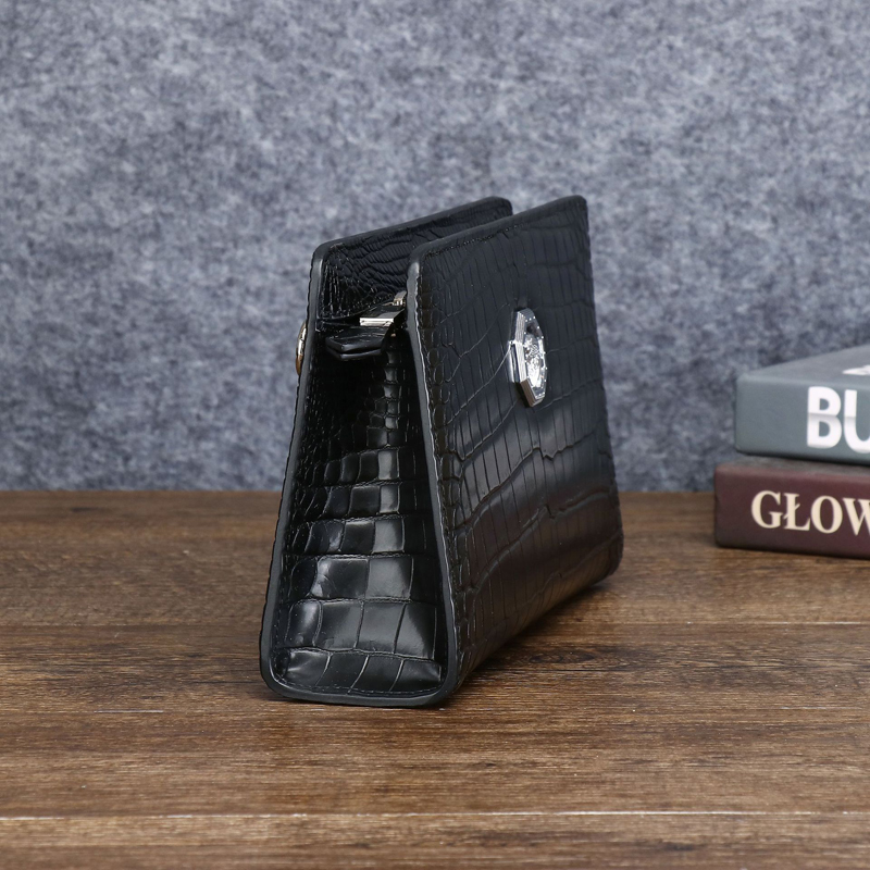 Men's Genuine Leather Clutch B - Leather Wallet Men recension och pris