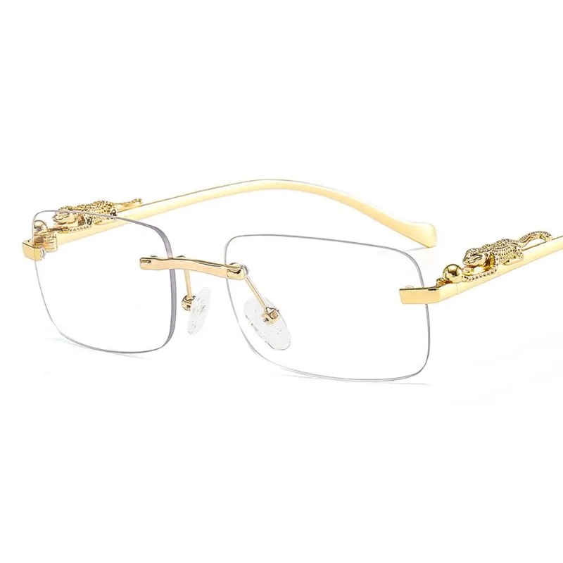 Rimless Square Sunglasses Wome - Designer Sunglasses recension och pris