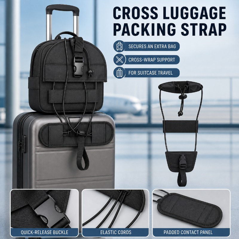1pc Wear‑Resistant Oxford Cros - Travel Luggage Set recension och pris